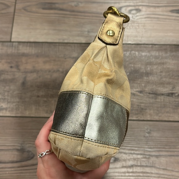 Coach Signature Multi-Stripe Demi Hobo Crossbody Bag - Picture 7 of 11